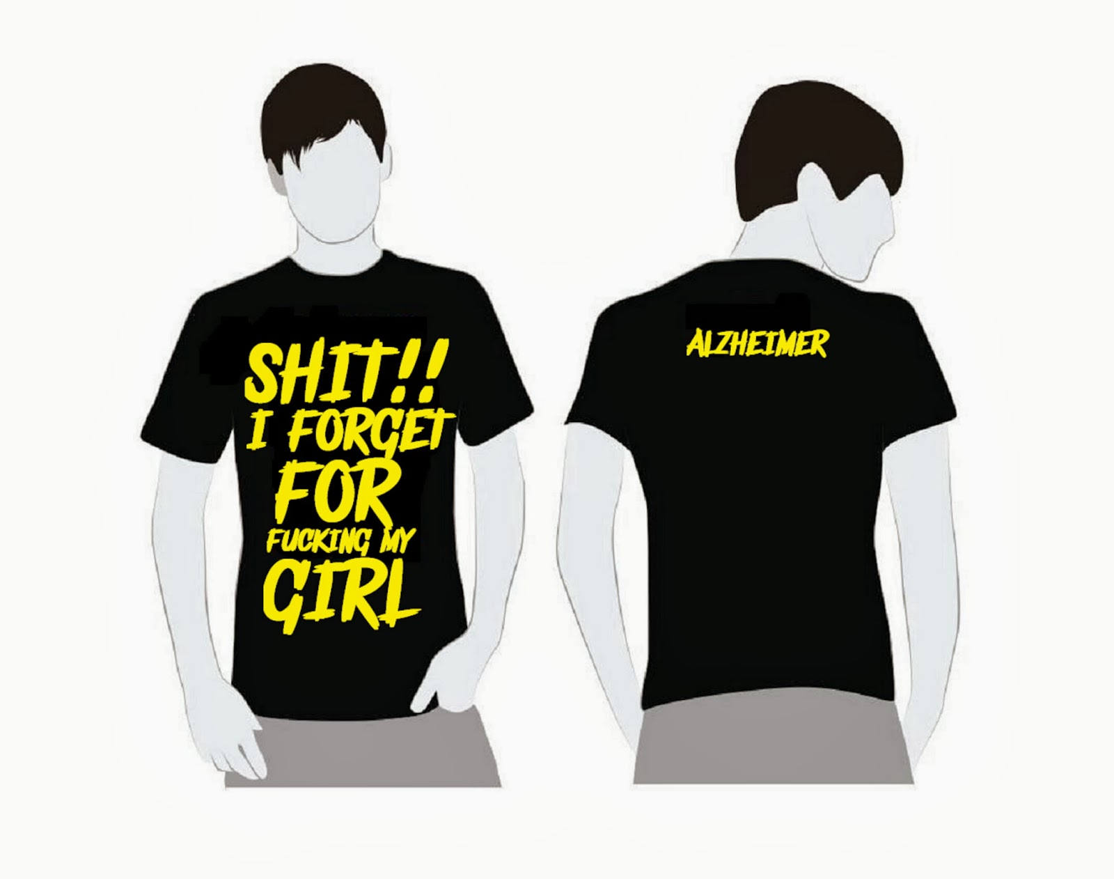 ALZHEIMER T-SHIRT: CONTOH DESIGN