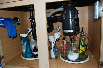 Kitchen Sink Cabinet on On One Side Of The Cabinet Under My Kitchen Sink Are General Cleaning