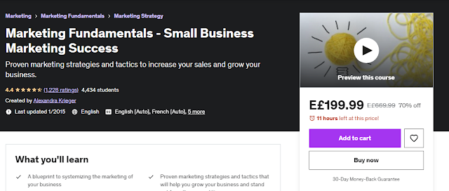 Marketing,Marketing Fundamentals,Udemy coupons,udemy sales,