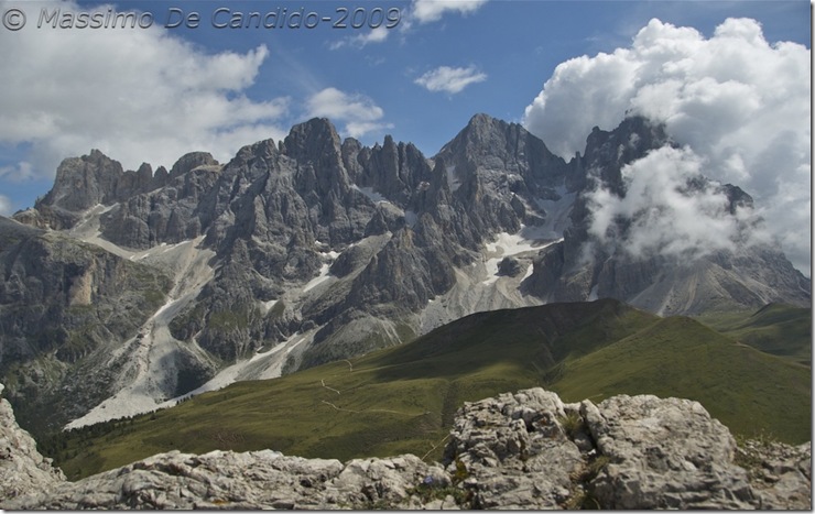 Pale di San Martino dalla vetta del Monte Castellazzo