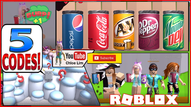 Chloe Tuber Roblox Soda Drinking Simulator Gameplay 5 Codes And Too Much Soda Burp - newcode for 125 soda roblox update soda drinking simulator