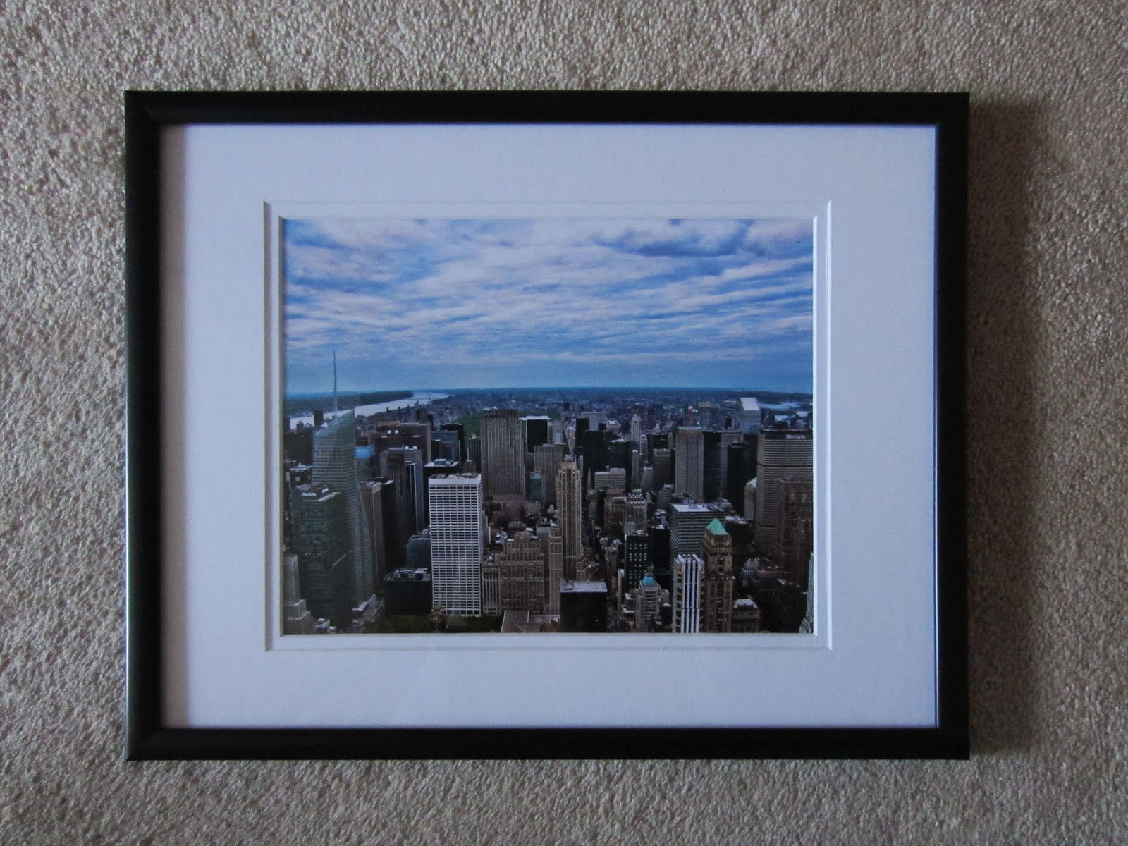 ... cheap ish but reasonably nice michael s 8x10 frame with included mat