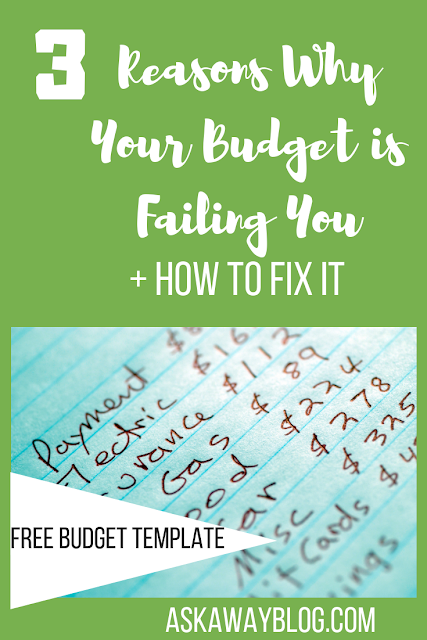 3 Reasons Why Your Budget is Failing You [+ How To Fix It]