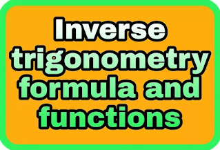 Inverse trigonometry