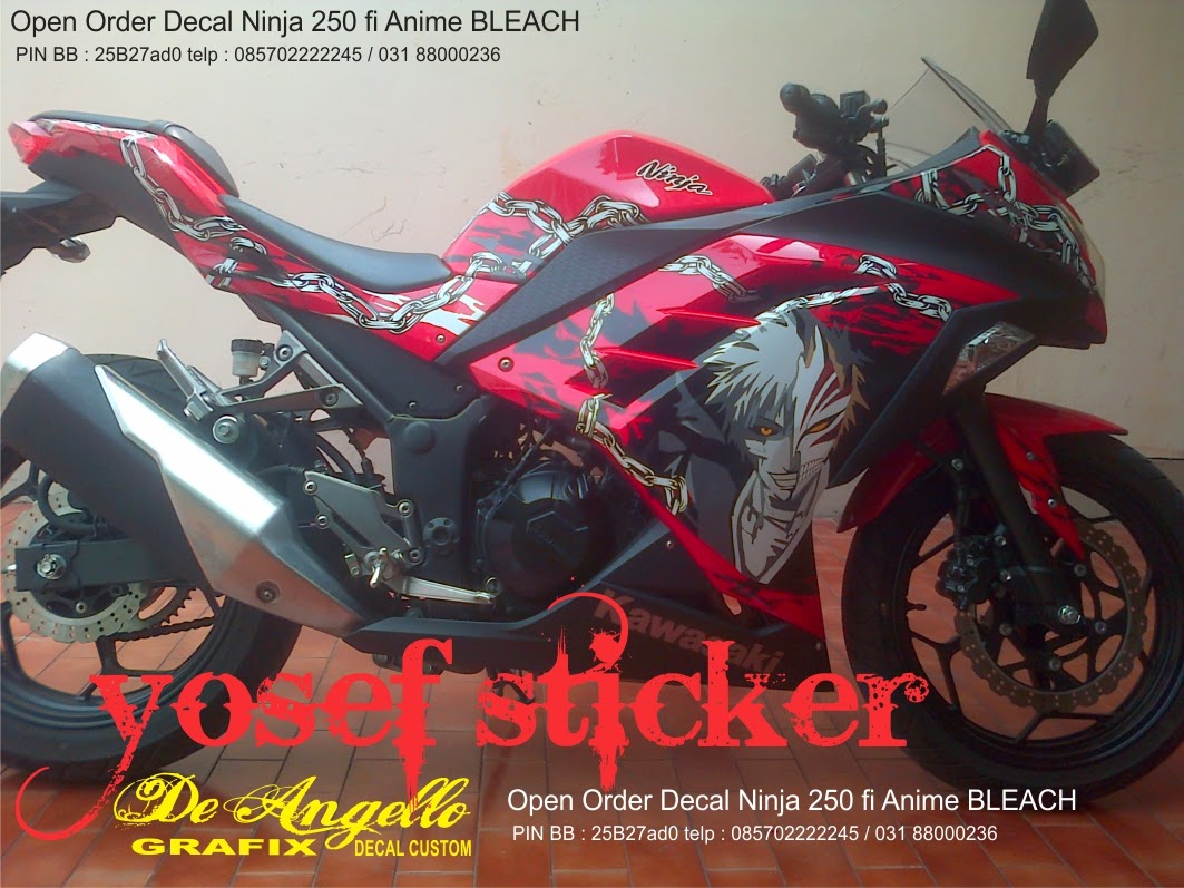 YOSEF CUTTING STICKER SURABAYA CUTTING STICKER NINJA 250 STICKER