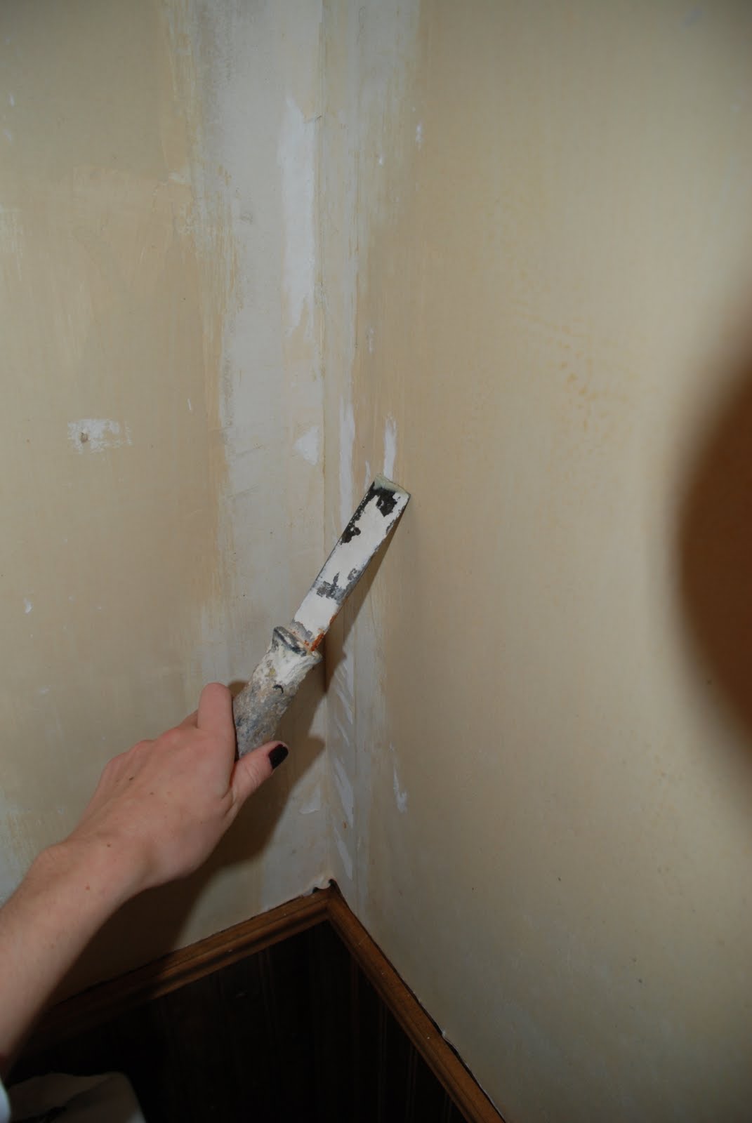 will be a layer of wallpaper glue residue once all the paper is ...