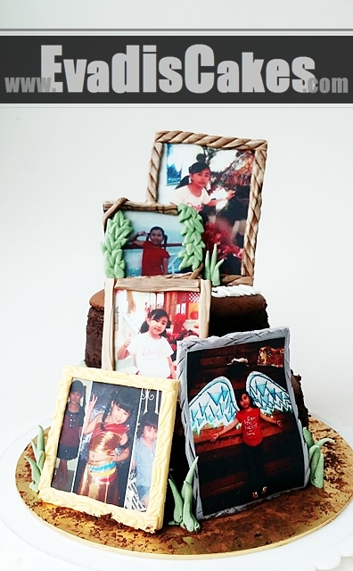 Full view picture of Picture Frame Cake