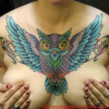 Full Chest Tattoo On Girls