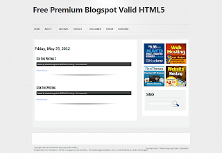 free premium blogspot template