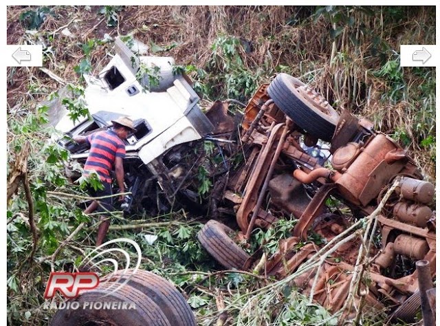 Warlei Michael Arapuruna de Oliveira morre ao tombar seu bi trem na Serra do Parecis - Fotos