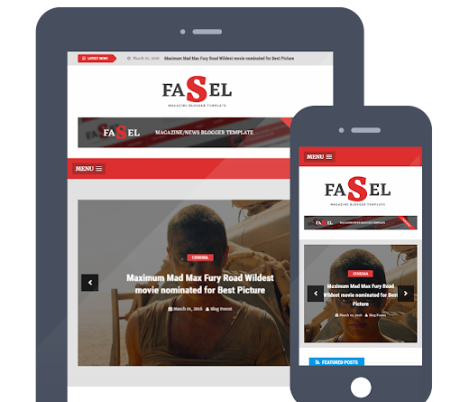 Fasel News Blogger Template