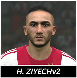 PES 2017 Faces Hakim Ziyech by BenHussam