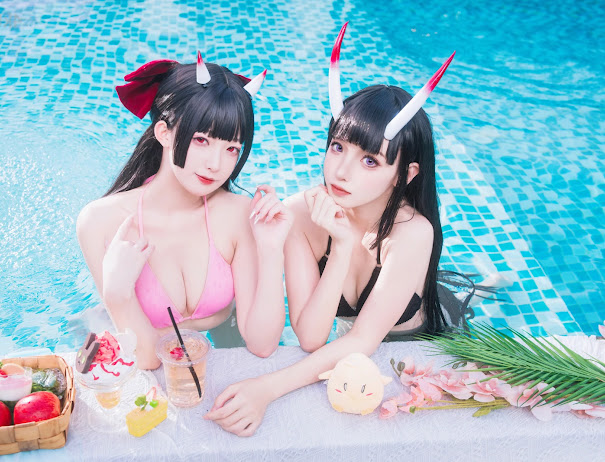 Coser@封疆疆v & 祖木子 能代x酒匂泳装