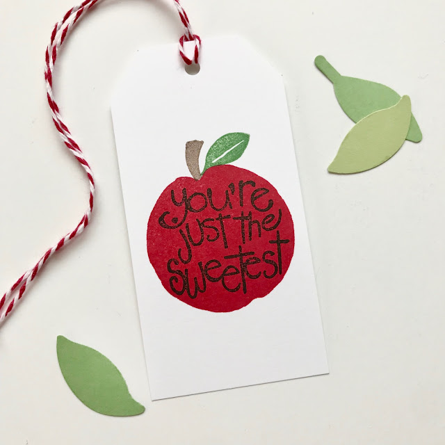 Apple themed Teacher Gift Idea - Teacher Appreciation - leroylime.com 