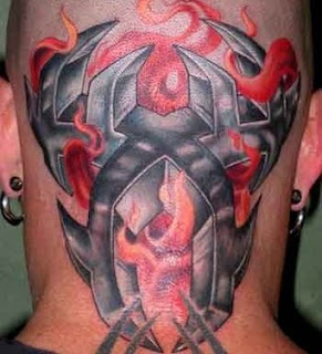 Tribal Flame Tattoos Designs