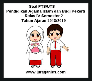 Berikut ini ialah pola latihan Soal UTS Soal UTS/PTS 2 Pendidikan Agama Islam dan Budi Pekerti Kelas 4 K13