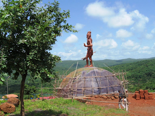 parshuram statue at anjarle, dapoli