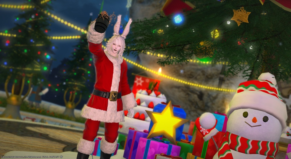 クリスマスとか関係ない！FF14やってるぞー！メリクリー！！