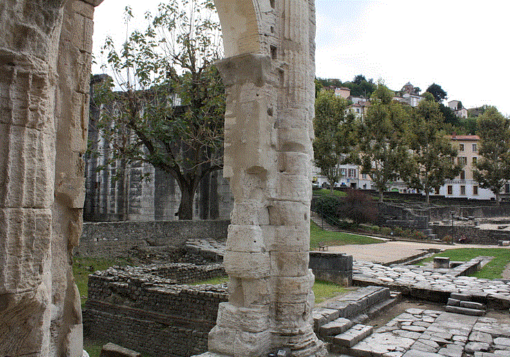 Le jardin archéologique de Lyon