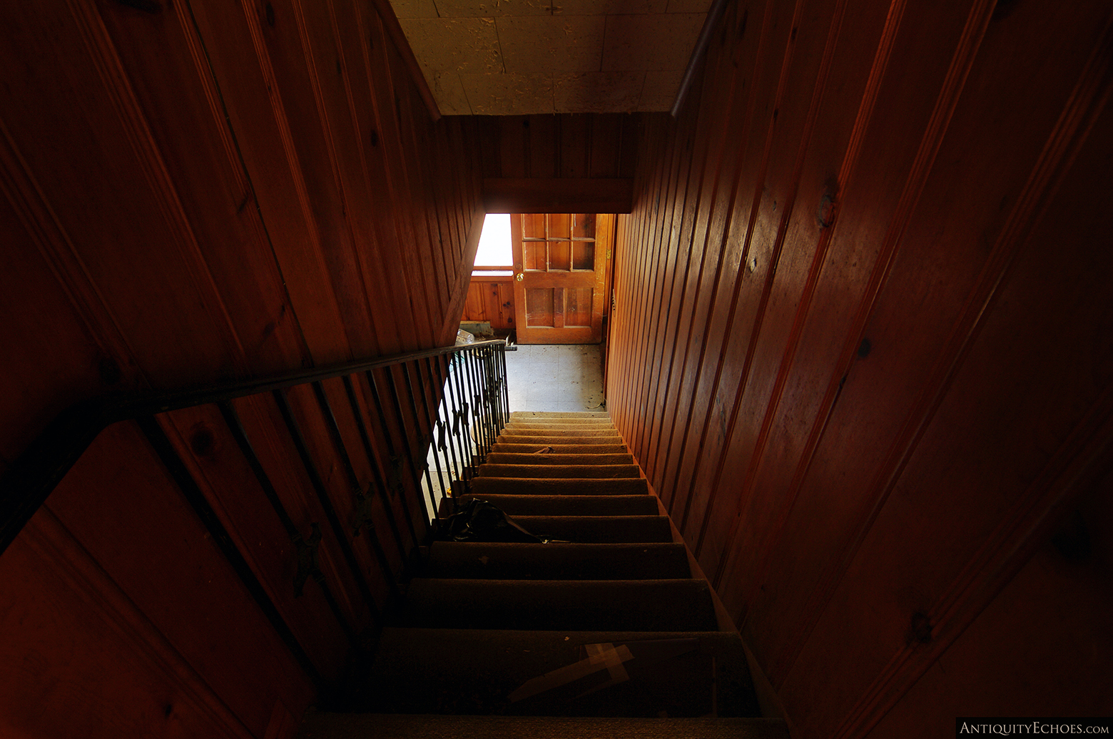 Walpack Valley Environmental Education Center - Looking Down Main Stair