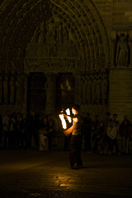 Notre Dame Fire Dancers