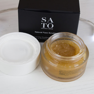 Scrub viso emolliente e nutriente a base di zucchero di canna Sato Cosmetici