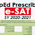 DepEd Prescribed e-SAT for SY 2020-2021 (Download)