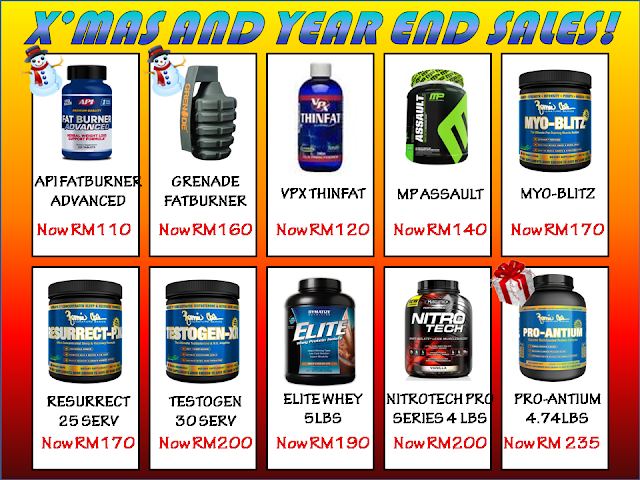 End Sales, API Fatburner Advanced, Grenade, Nitro Tech, Pro-Antium