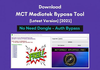 MCT Mediatek Bypass Tool V.3 Last Version