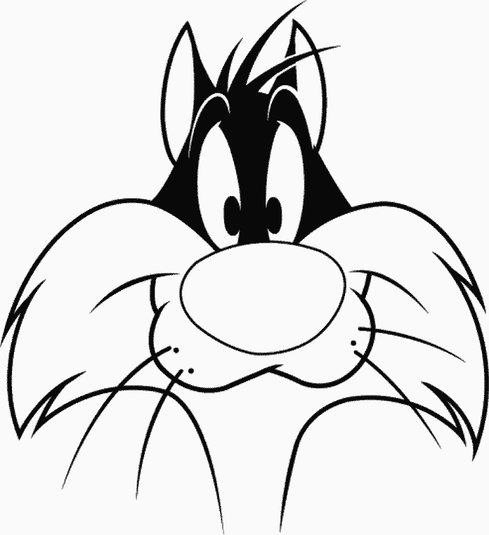  Sylvester  Coloring  Pages  Looney Tunes