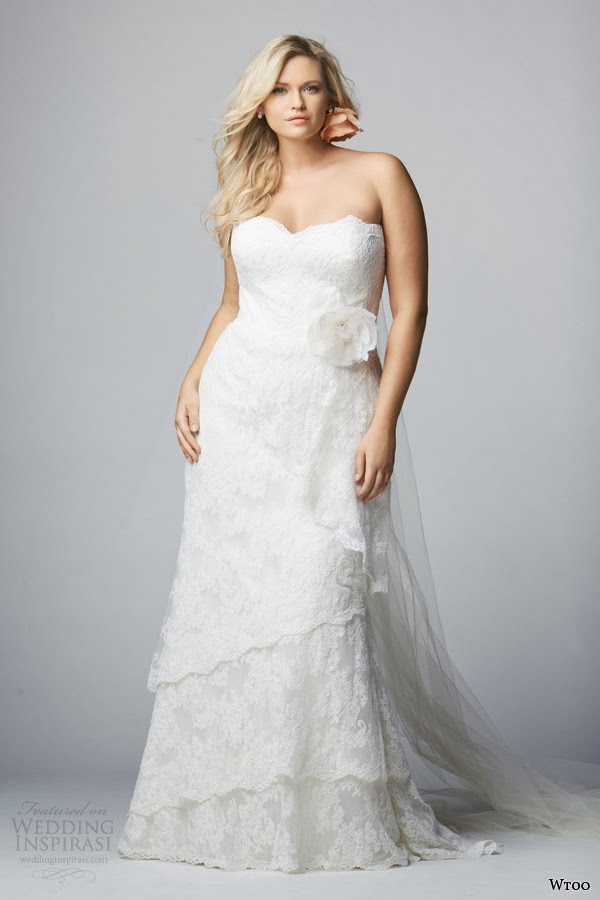 Wtoo Watters Luisa Plus Size Bridal Wedding Gown 2014