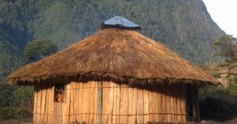 Rumah Adat Papua Animasi - Kebaya Solo h