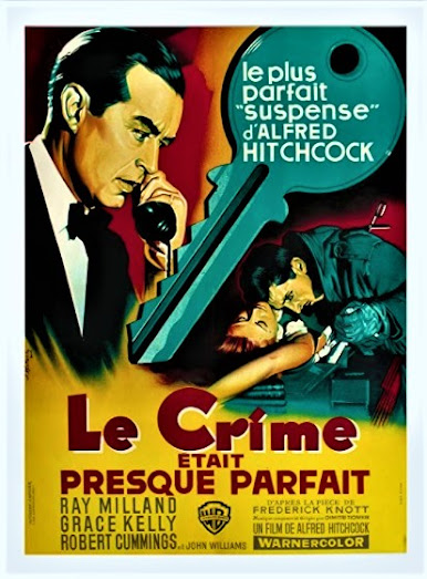 Alfred Hitchcock's 'Dial M for Murder' from 1954, starring Ray Milland, Grace Kelly, and Robert Cummings.