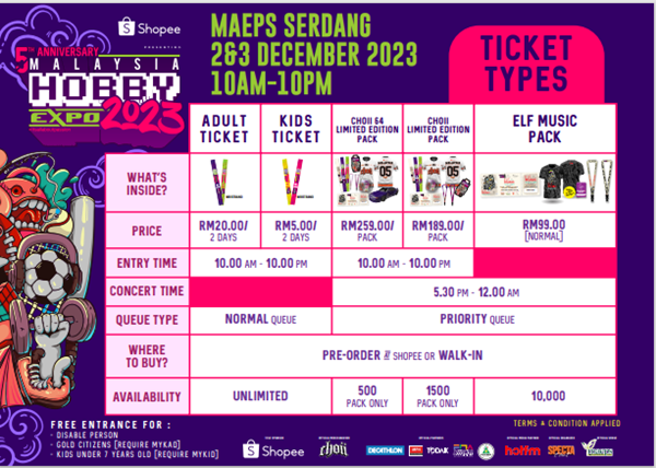 MALAYSIA HOBBY EXPO 2023 kembali lagi dengan pelbagai jenis hobi dalam satu acara