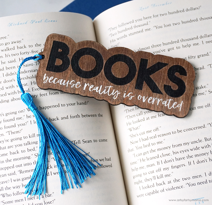 Wood Reading Bookmarks + Free Laser Cut File