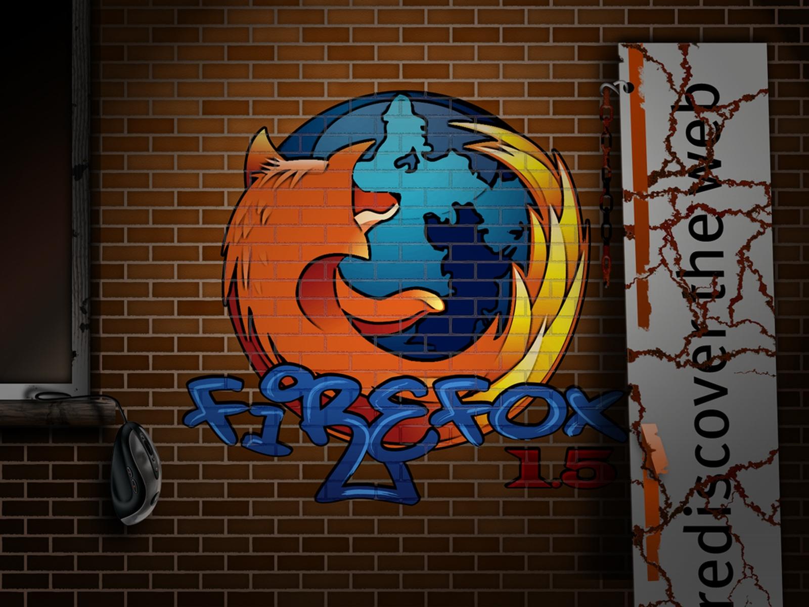 Mozilla Firefox Graffiti Wallpaper