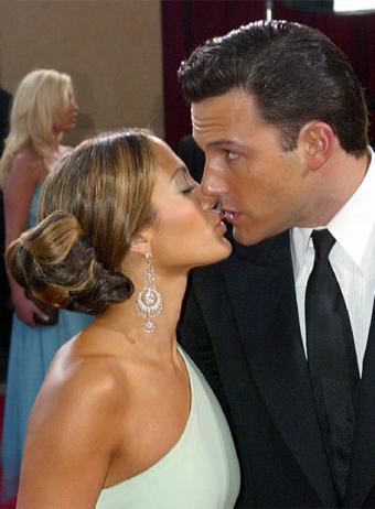 Jennifer Lopez and Ben Affleck 2003 Vanity Fair Oscar Party