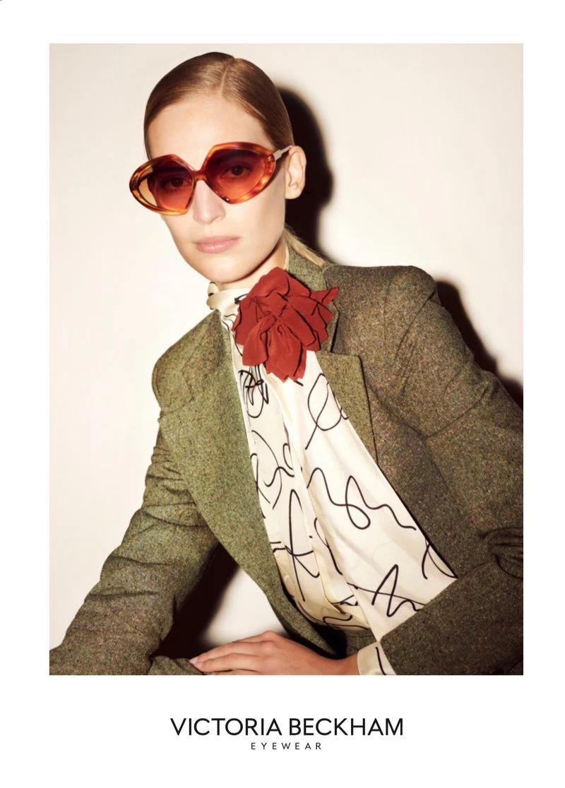 Victoria Beckham SS2020 Eyewear Campaign starring Vanessa Axente