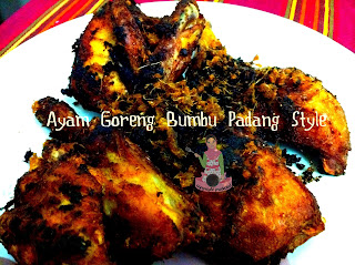 Ayam Goreng Bumbu Padang Style Linggam  Mama Najlaa Punya