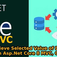 Retrieve Selected Dropdown Value in Asp.Net Core 8 MVC, C#.Net
