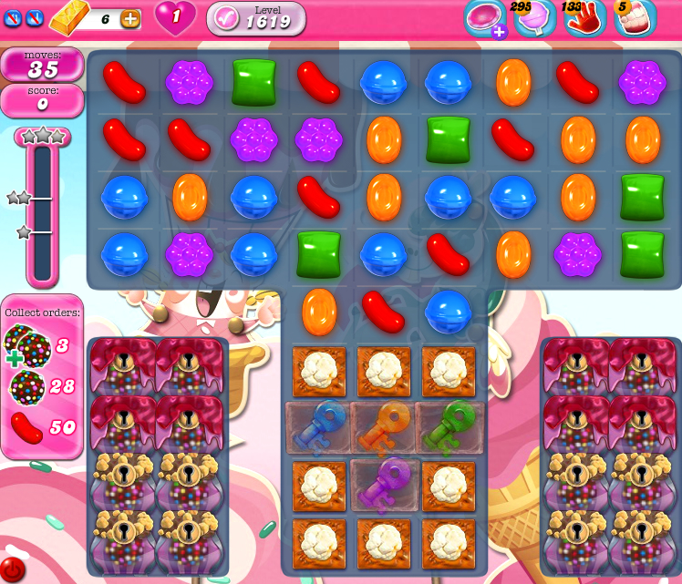 Candy Crush Saga 1619