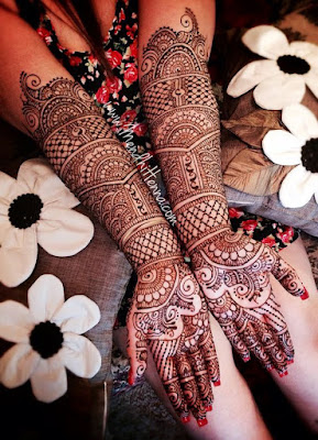 Walk Down the Aisle Mehndi Design