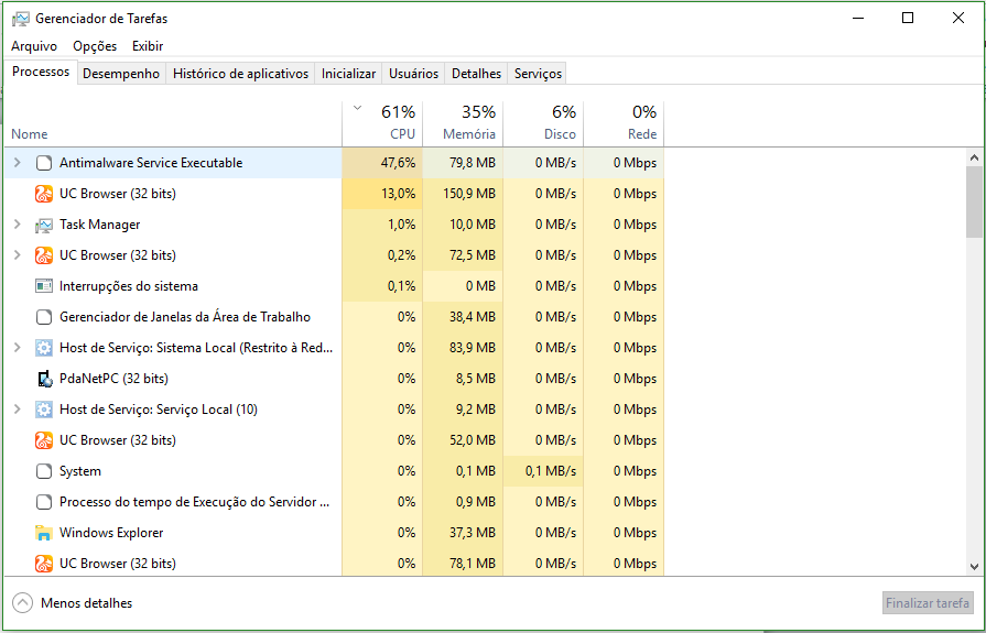 Como Impedir Antimalware Service Executable do Windows de Matar CPU do Computador 