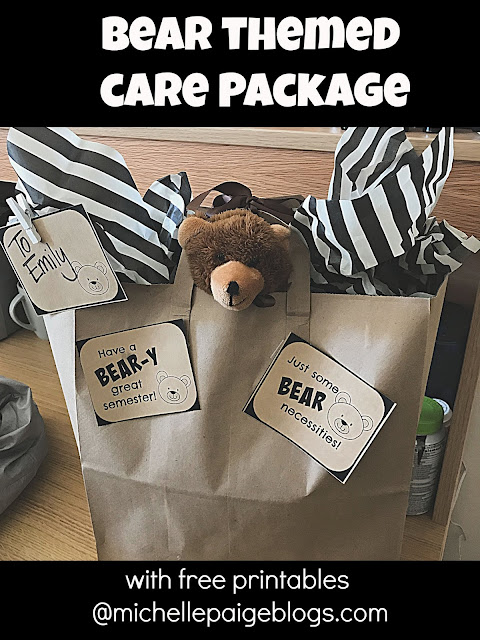 College Care package ideas @michellepaigeblogs.com