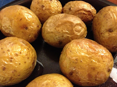 cooked potatoes