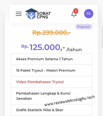 harga bimbel sobat cpns dan pppk 2023 lengkap referral