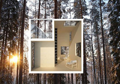 The Mirrorcube - Tree Hotel In Sweden Seen On www.coolpicturegallery.us