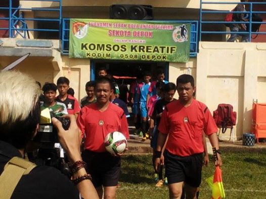 Turnamen Sepakbola Kodim 0508/Depok Makin Meriah