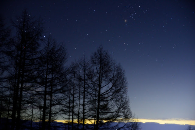 ニコンD610 甘利山 夜景