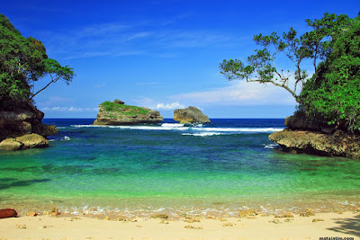 pesona pantai ngliyep di malang